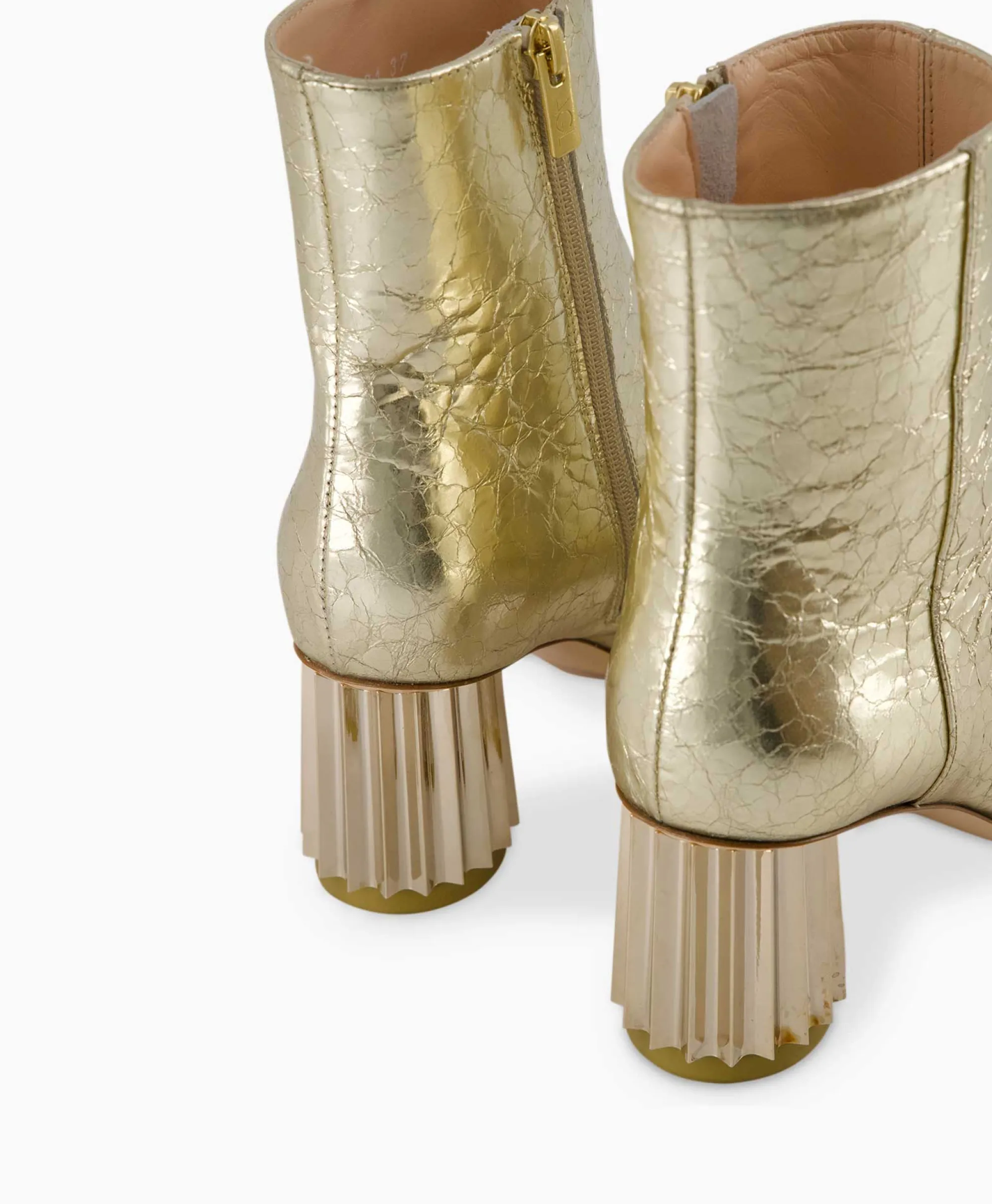 Agl Enkellaars Dorica M Bootie Goud*Dames Laarzen