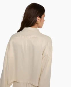 Alix The Label Blouse Woven Kimono Sleeve Ecru*Dames Blouses