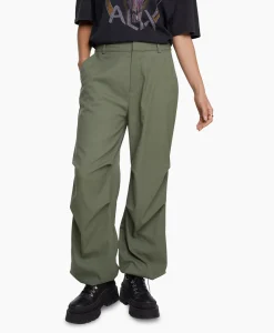 Alix The Label Cargobroek Woven Baggy Pants Groen*Dames Broeken