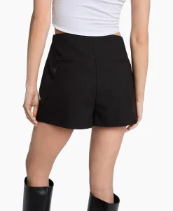 Alix The Label Minirok Woven Flowy Stretch Zwart*Dames Rokken