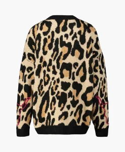 Alix The Label Pullover Knitted Jaguar Bruin*Dames Truien