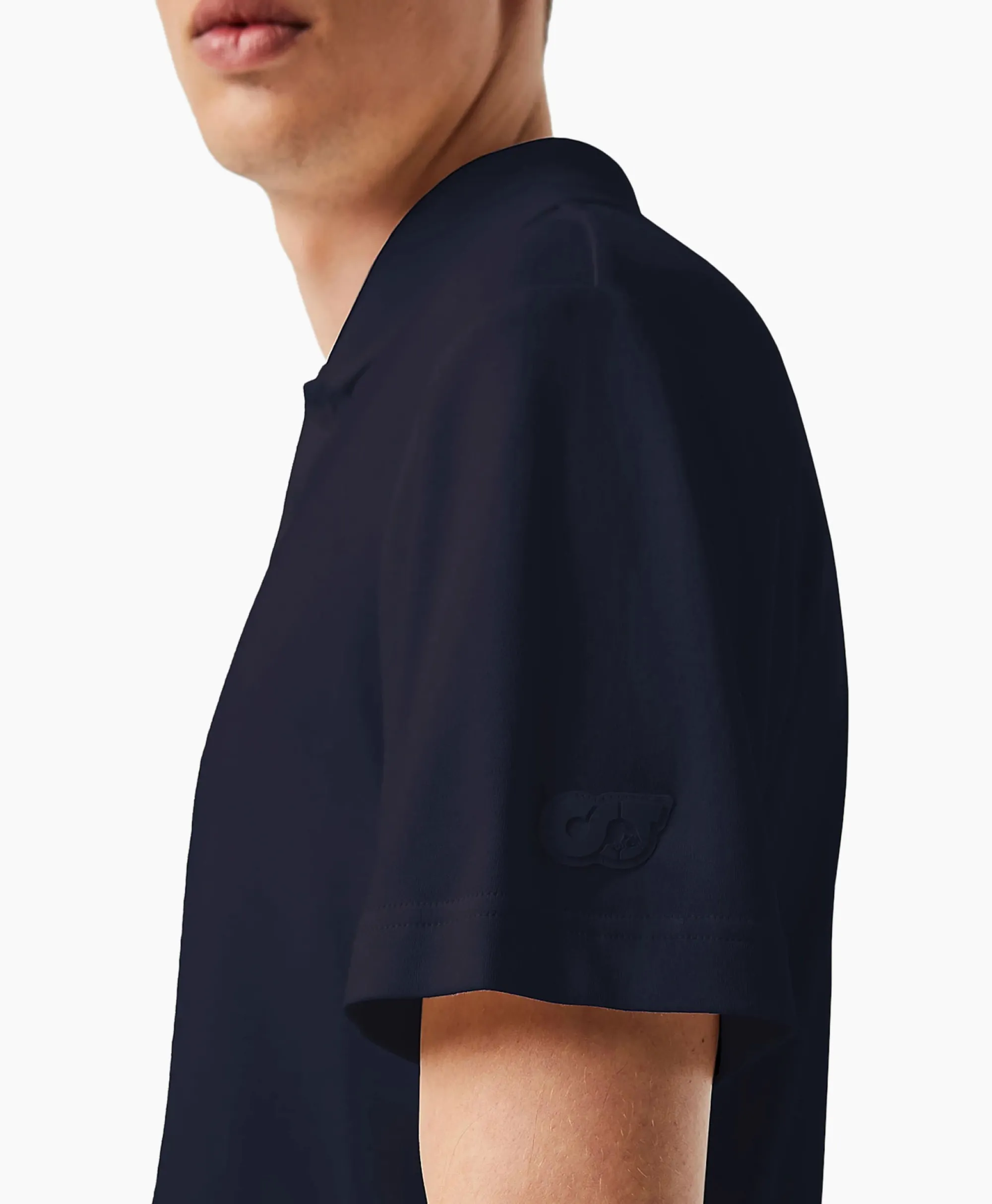 Alpha Tauri Polo Japin Donker Blauw*Heren Polo's