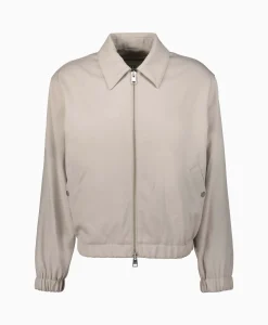 Ami Paris Jack Adc Zipped Beige*Heren Jassen