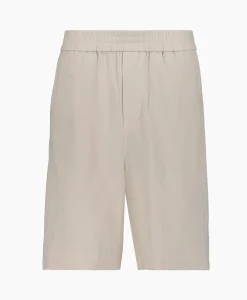 Ami Paris Korte Broek Elasticated Waist Bermuda Zand*Heren Broeken