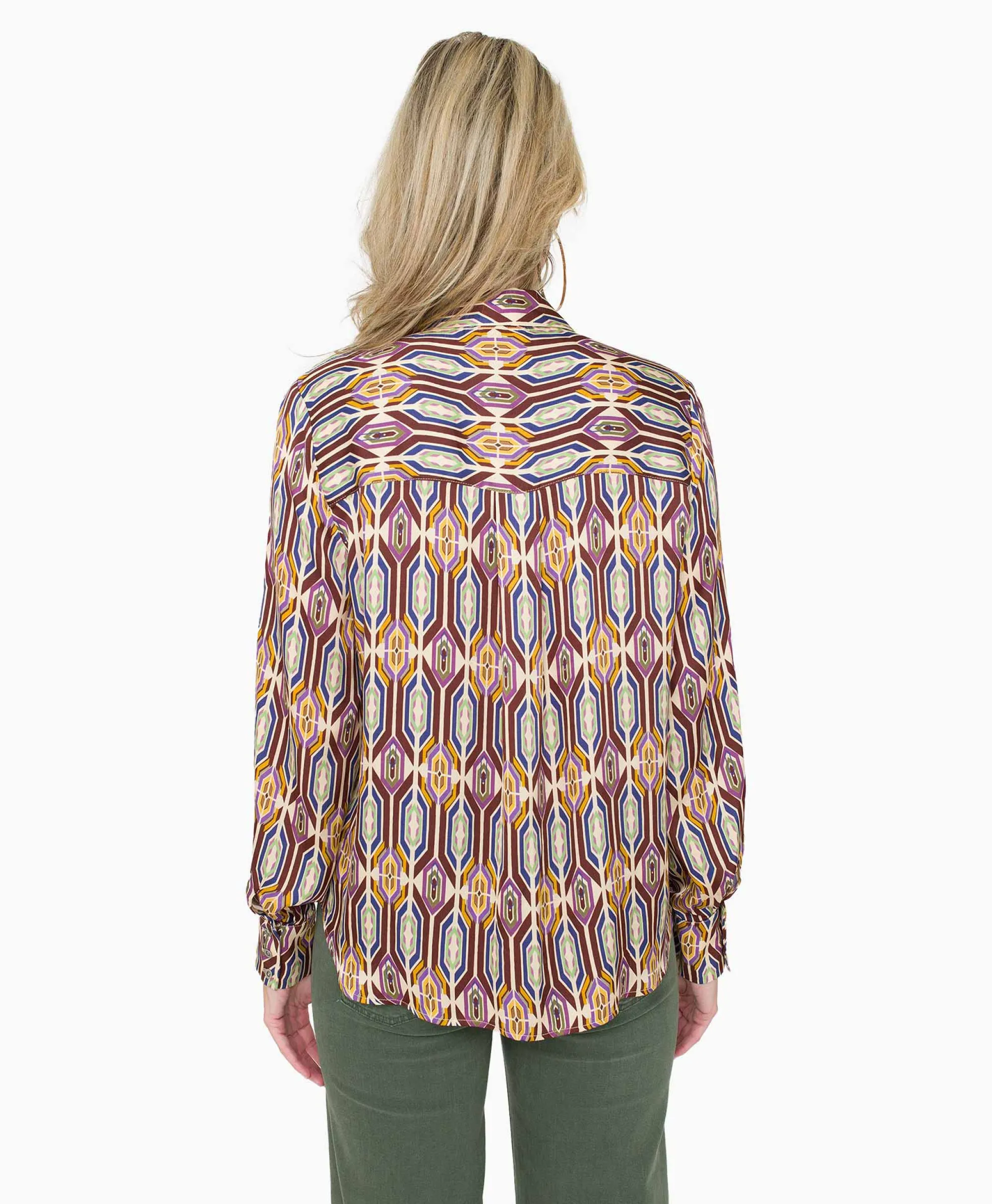 Anna Van Toor Blouse 32A05-03313 Beige*Dames Blouses