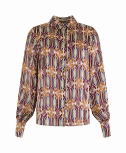 Anna Van Toor Blouse 32A05-03313 Beige*Dames Blouses