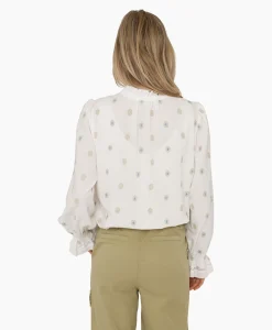 Anna Van Toor Blouse 17A05-03172B-1 Off White*Dames Blouses