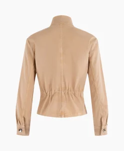 Anna Van Toor Gilet 32A01-02609 Zand*Dames Jassen