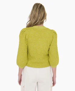Anna Van Toor Pullover 34A09-02850 Groen*Dames Truien