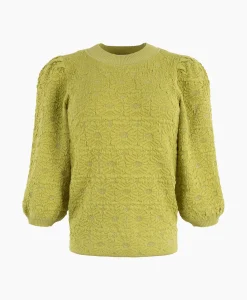Anna Van Toor Pullover 34A09-02850 Groen*Dames Truien