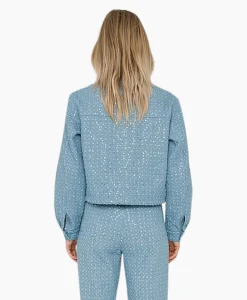 Anna Van Toor Spijkerjas 17A01-02612 Blauw*Dames Blouses