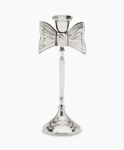 Anna+nina Accessoires Lady Bow Candle Holder Zilver*Lifestyle Lifestyle