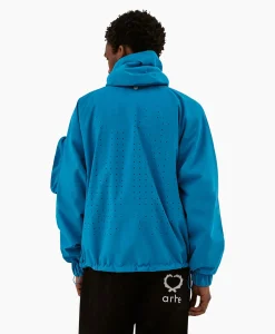 Arte Antwerp Jack Tech Round Pockets Blauw*Heren Jassen