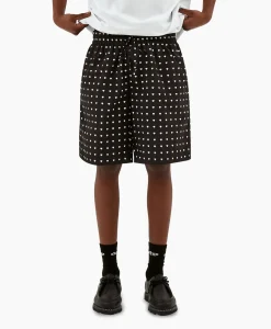 Arte Antwerp Korte Broek Heat Print Zwart*Heren Broeken