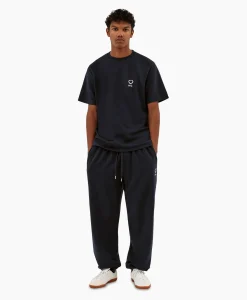 Arte Antwerp T-Shirt Korte Mouw Hearts Leaves Arte Logo Chest Donker Blauw*Heren T-Shirts