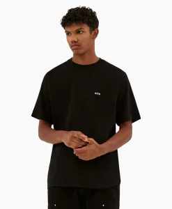 Arte Antwerp T-Shirt Korte Mouw Heart Rings Back Print Zwart*Heren T-Shirts