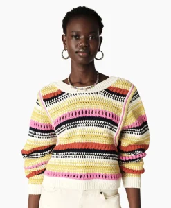 Ba&sh Ba&Sh Gebreide Trui Romy Geel*Dames Truien