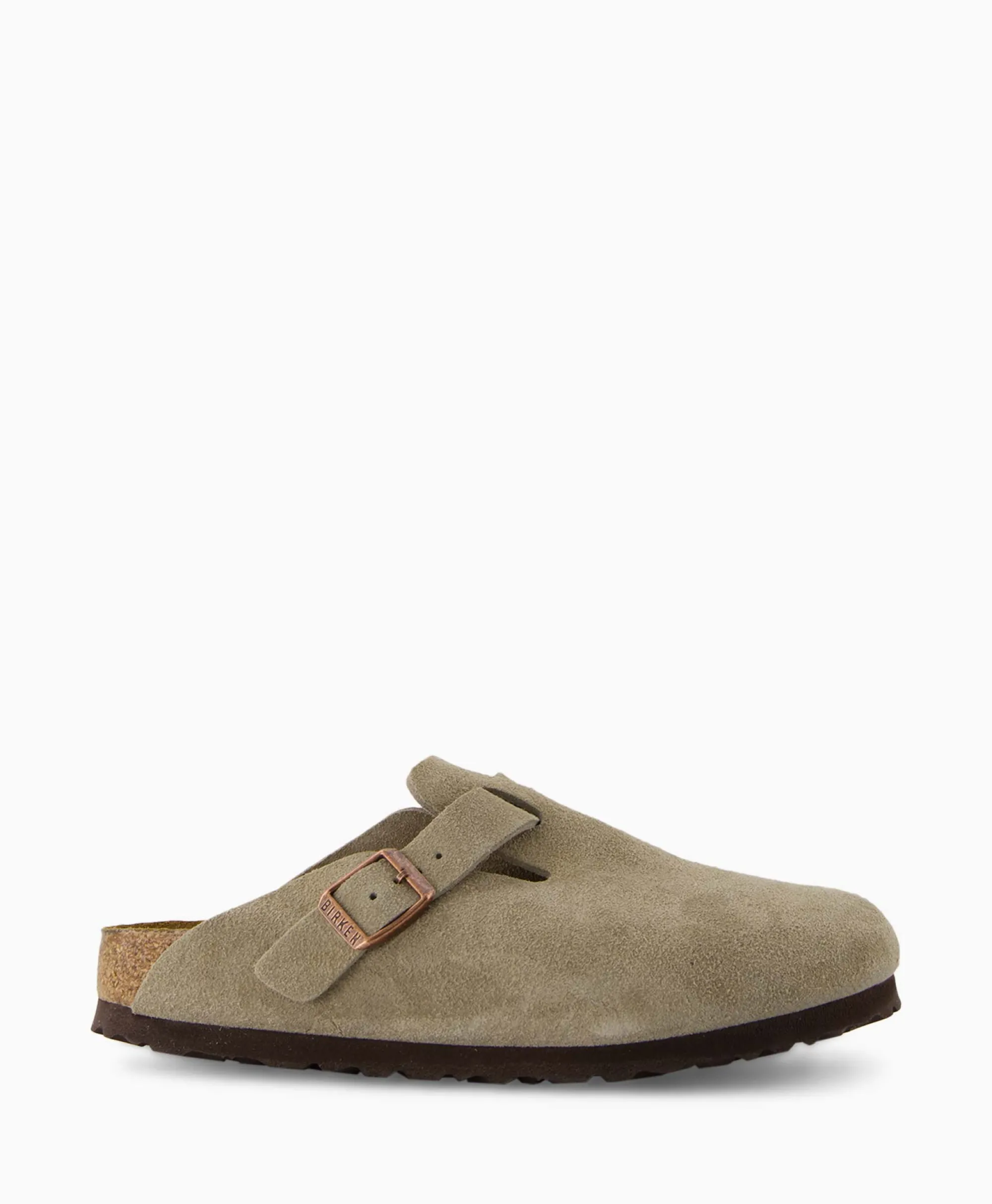 Birkenstock Instapper Boston Sfb Taupe*Heren Instappers
