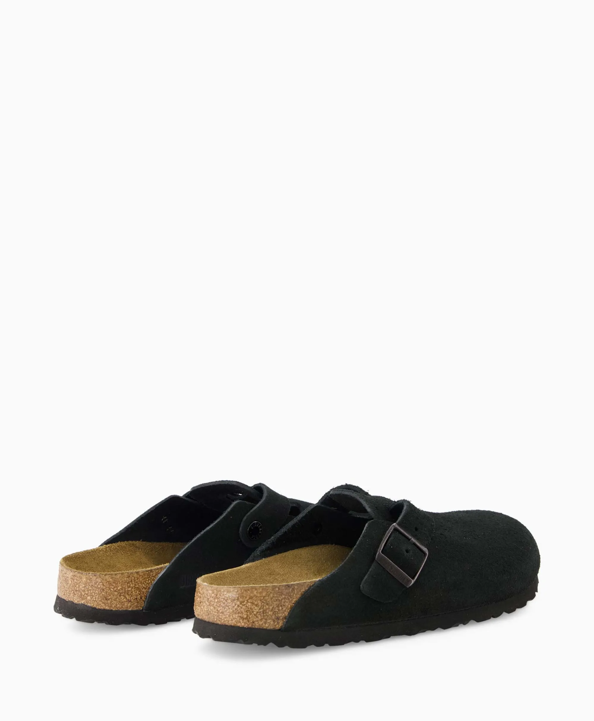 Birkenstock Instapper Boston Sfb Zwart*Heren Instappers
