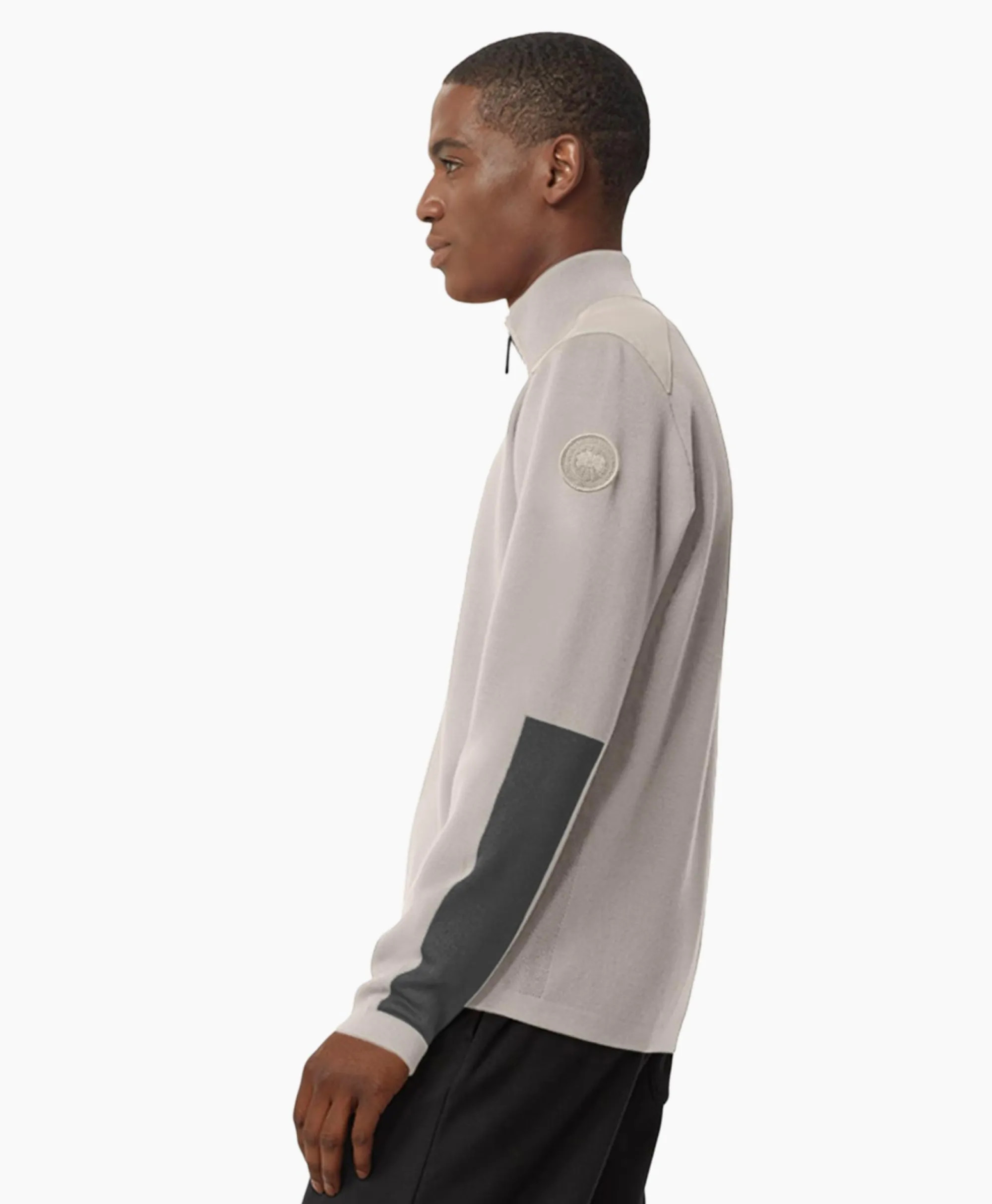 Canada Goose Pullover Stormont Quarter Zip Grijs*Heren Truien