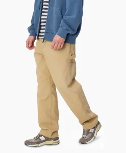 Carhartt Wip Cargobroek Single Knee Beige*Heren Broeken