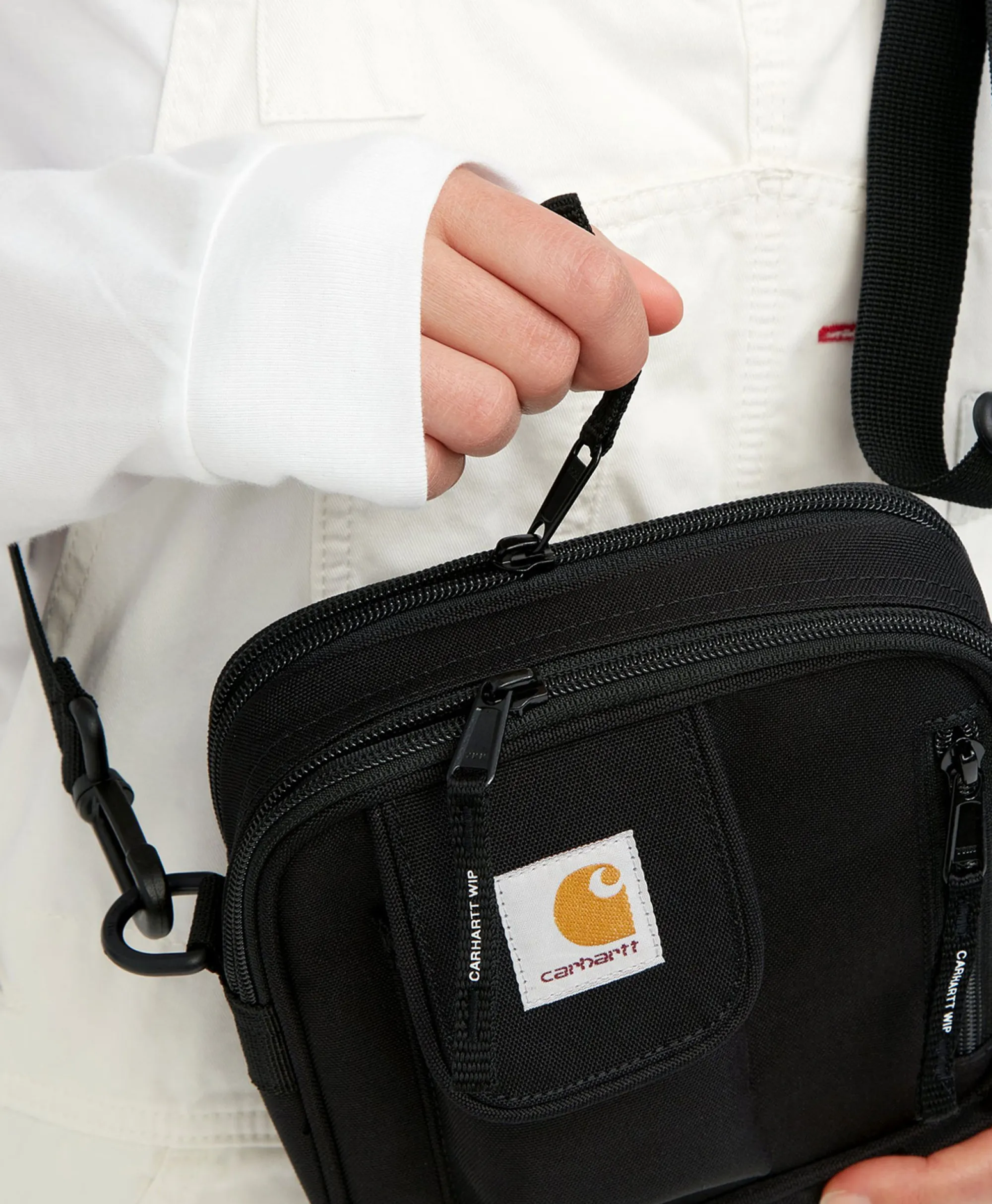 Carhartt Wip Heuptas Essentials Small Zwart*Heren Tassen