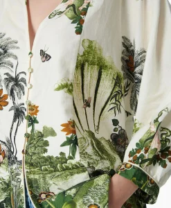 Chufy Blouse Calipso Groen*Dames Blouses