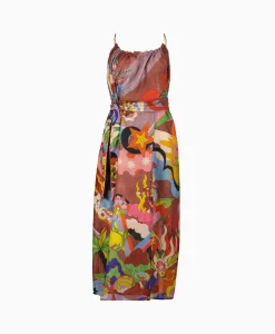 Chufy Maxi Jurk Rain Bordeaux*Dames Bruiloftskleding