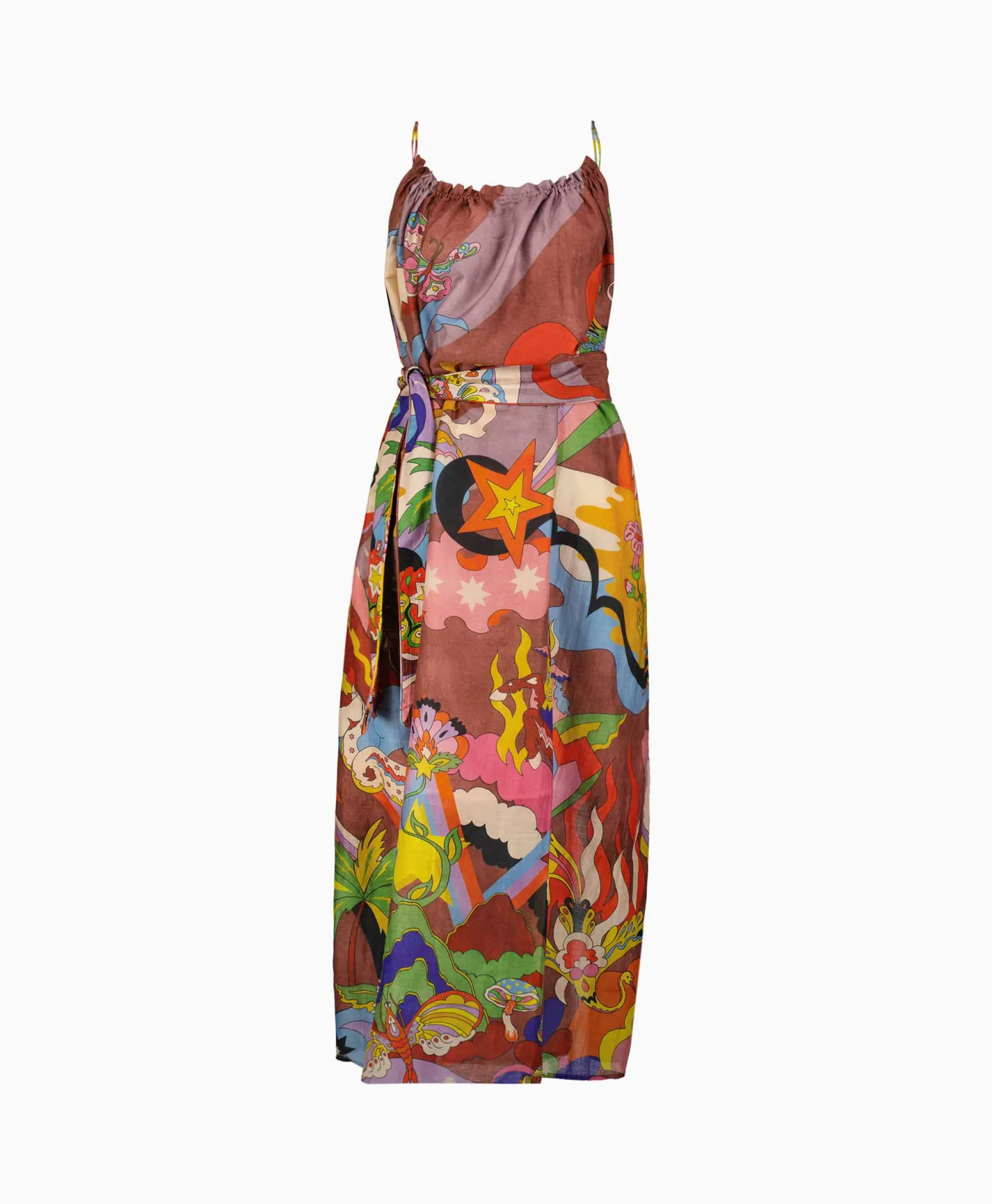 Chufy Maxi Jurk Rain Bordeaux*Dames Bruiloftskleding