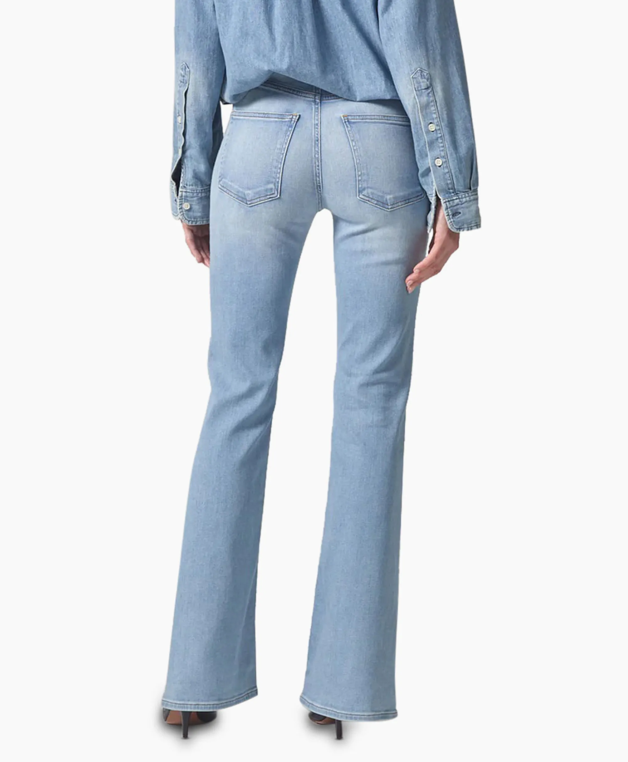 Citizens Of Humanity Flared Broek Isola Flare Blauw*Dames Broeken