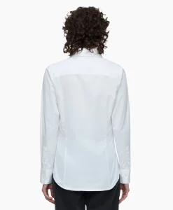 Closed Blouse Waisted Wit*Dames Blouses