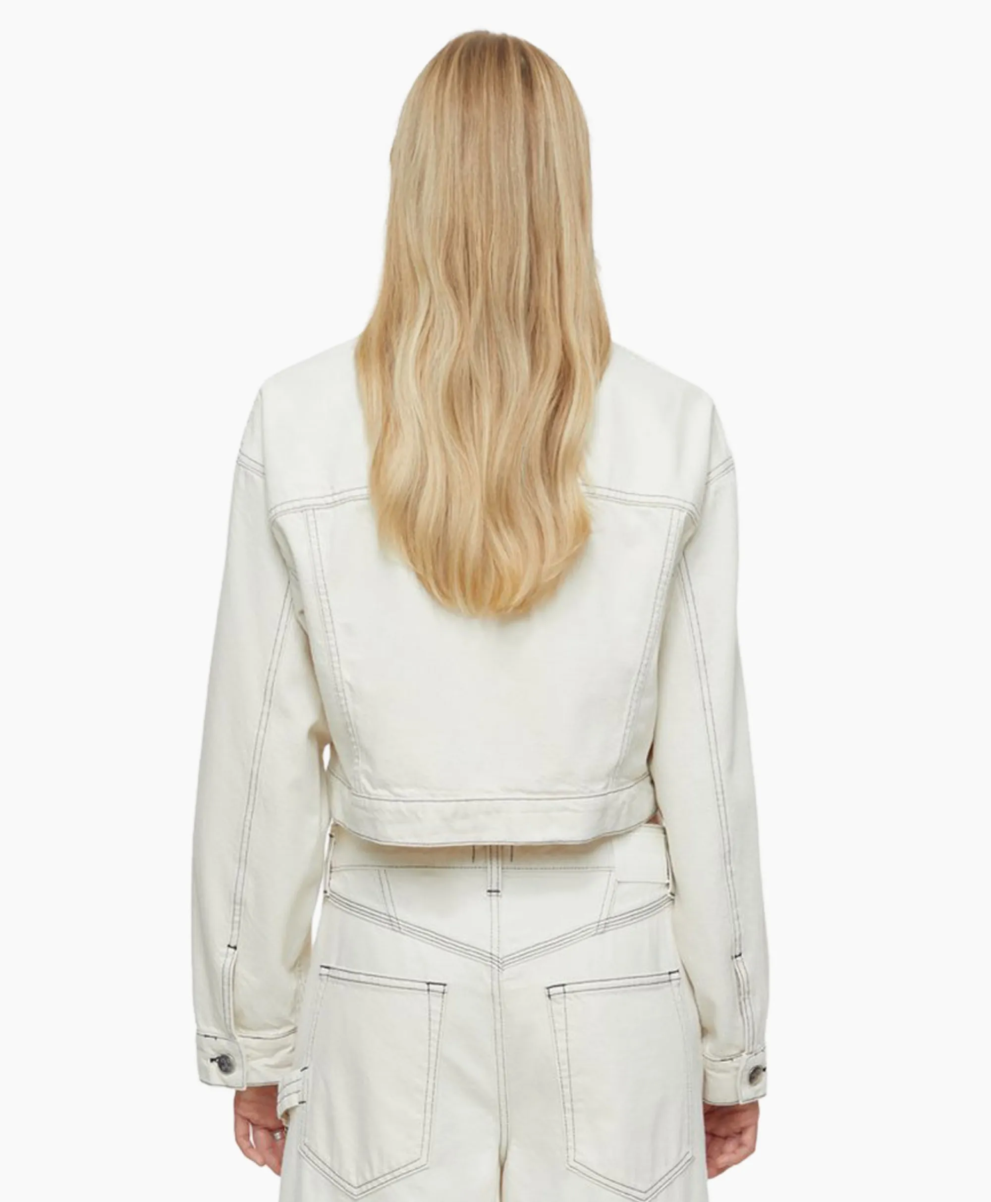 Closed Jack Boxy Denim Off White*Dames Jassen