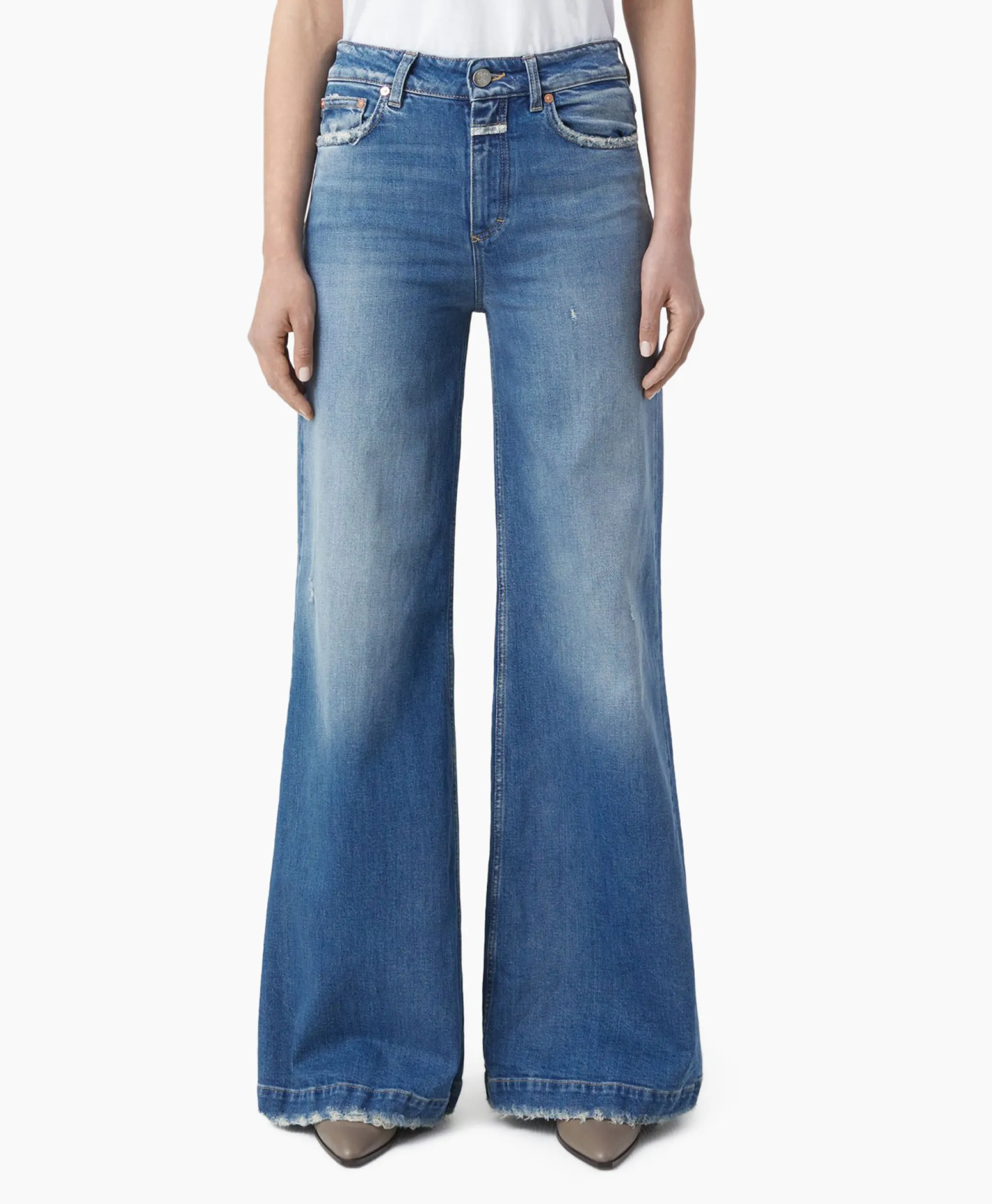 Closed Jeans Glow-Up Midden Blauw*Dames Broeken