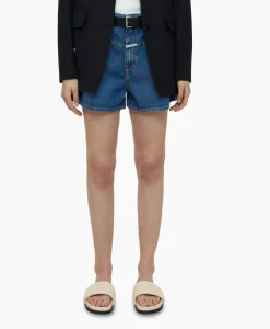 Closed Korte Broek Jocy X Midden Blauw*Dames Broeken