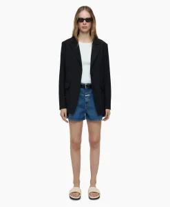 Closed Korte Broek Jocy X Midden Blauw*Dames Broeken