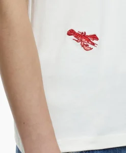 Closed T-Shirt Korte Mouw Printed Ecru*Dames T-Shirts & Tops