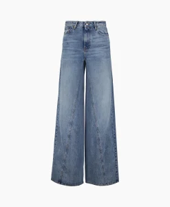 Co'couture Co'Couture Jeans Vika Long Wide Seam Licht Blauw*Dames Broeken