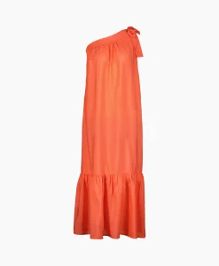 Co'couture Co'Couture Maxi Jurk Callum Assymetrisch Peach*Dames Jurken