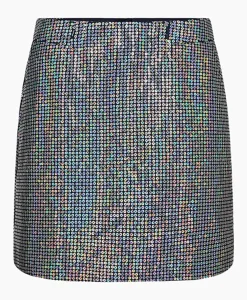 Co'couture Co'Couture Minirok Sequincc Denim Mini Donker Blauw*Dames Rokken