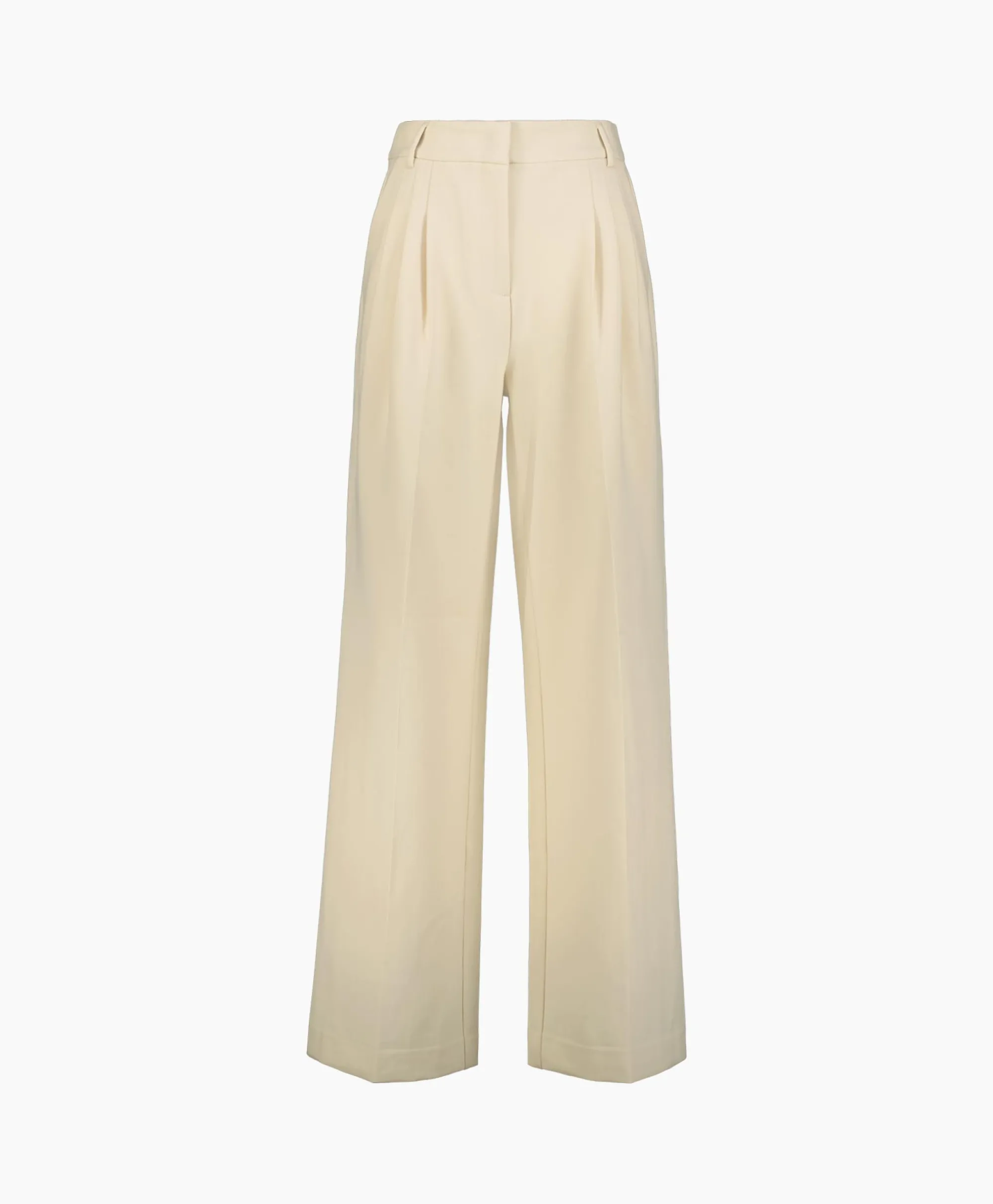Co'couture Co'Couture Pantalon Vola Long Pleat Beige*Dames Broeken