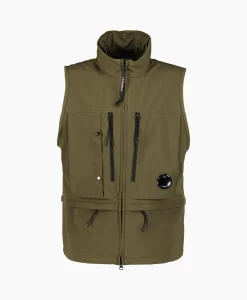Cp Company Bodywarmer Cp Shell Utility Groen*Heren Jassen