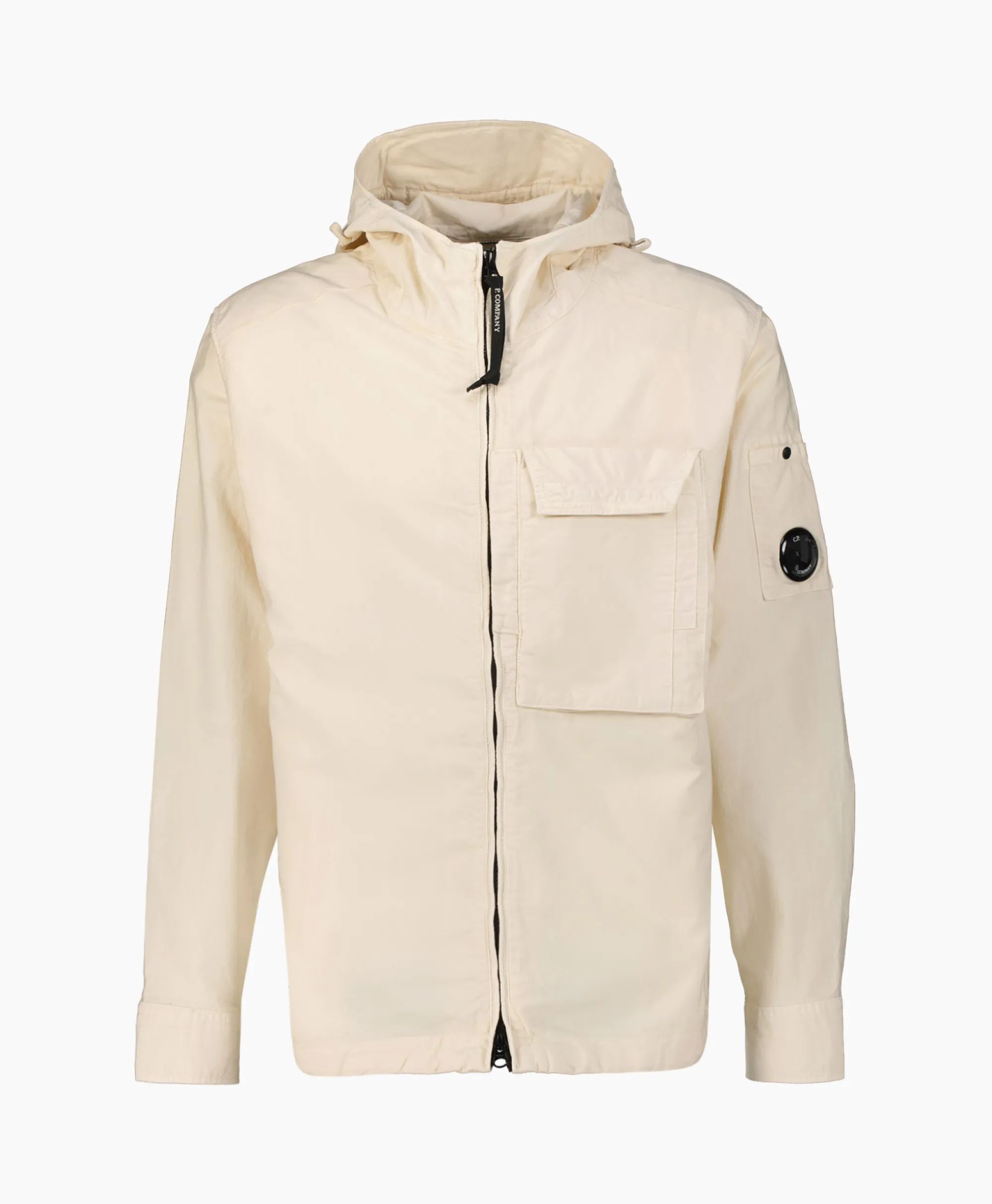 Cp Company Jack Ottoman Hooded Beige*Heren Jassen