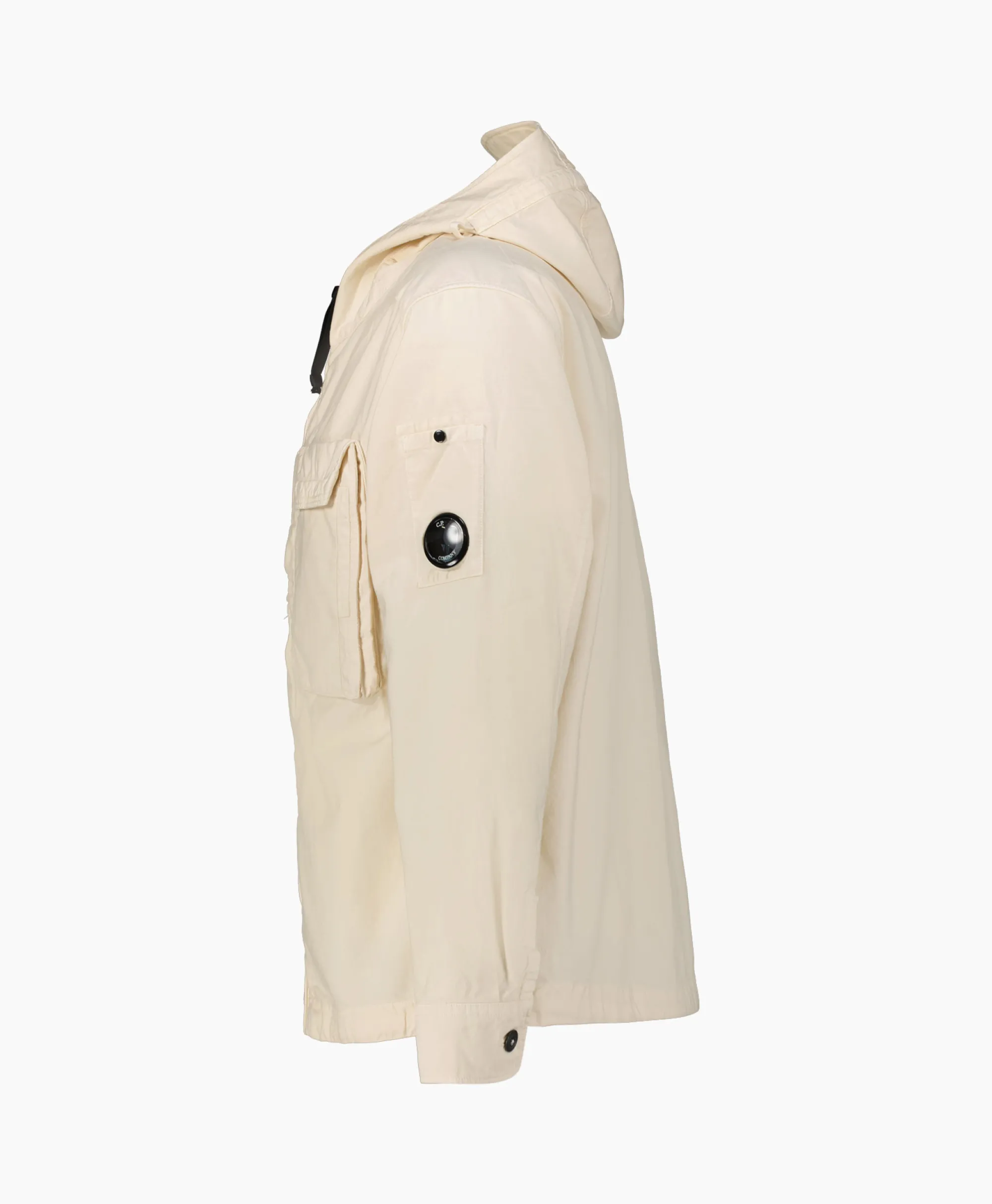 Cp Company Jack Ottoman Hooded Beige*Heren Jassen