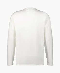 Cp Company Longsleeve Mercerized Jersey Wit*Heren T-Shirts