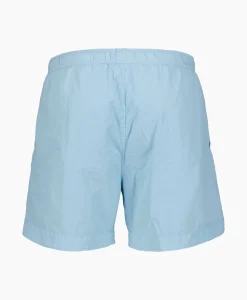 Cp Company Zwembroek Flatt Nylon Utility Licht Blauw*Heren Zwembroeken