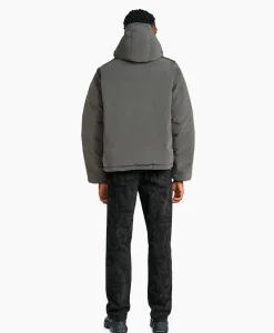 Daily Paper Gewatteerde Jas Joel Donkergrijs*Heren Jassen