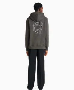 Daily Paper Hoodie Halim Donker Grijs*Heren Truien