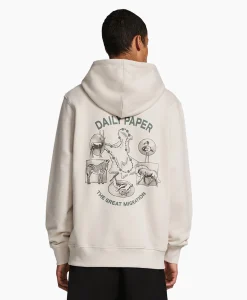 Daily Paper Hoodie Migration Ecru*Heren Truien