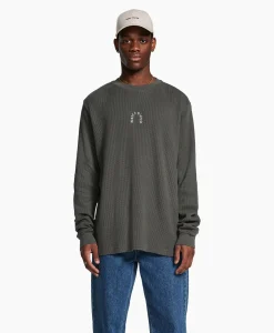 Daily Paper Longsleeve Arabesque Donker Groen*Heren T-Shirts