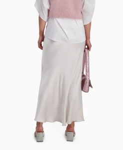 D'arc D'Arc Midi Rok Padova Beige*Dames Rokken